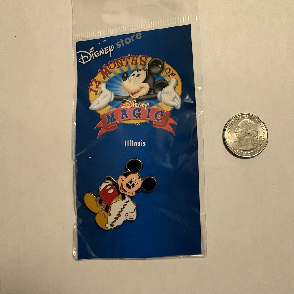 Disney Mickey Mouse Illinois Pin USA